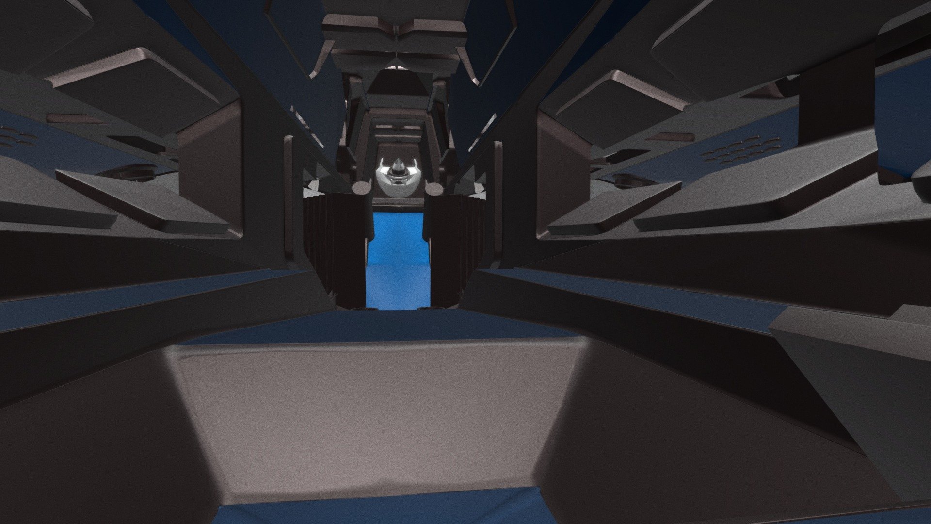 Sci-Fi Cargo Ship