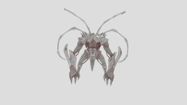 Spider Lizard" creature 3D Model