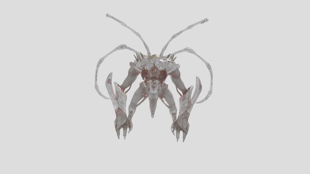 Spider Lizard" creature 3D Model