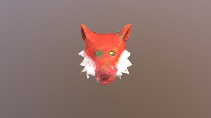 Fox Head 3D Model