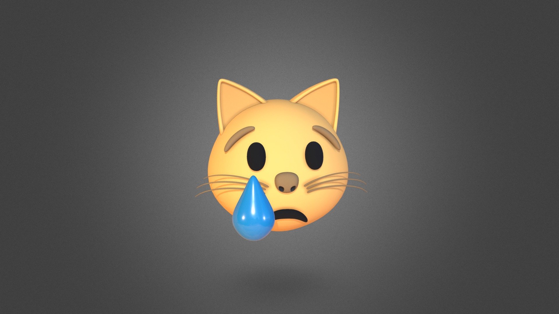 crying cat emoticon