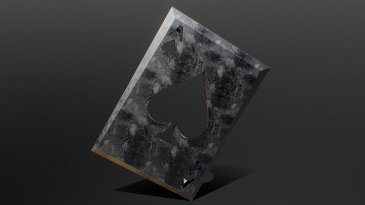 Steel Card 3D Model
