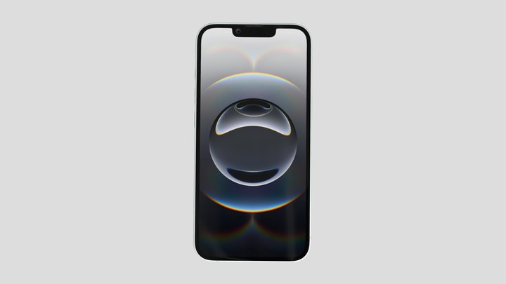 iPhone 16e White – Kostenloses 3D-Modell STL