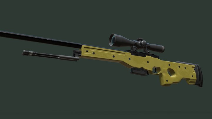 AWM Sniper 3D Model