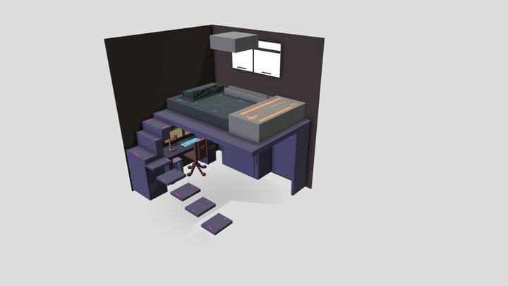 Gaming room 3D Model