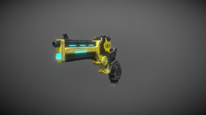 Scifi_handgun 3D Model