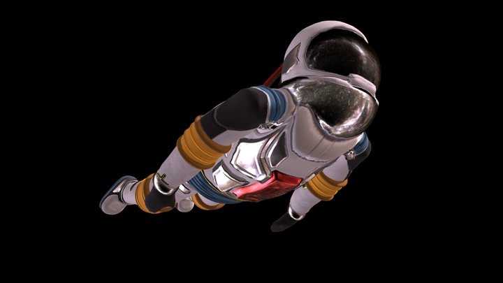 Astro13_Flying 3D Model