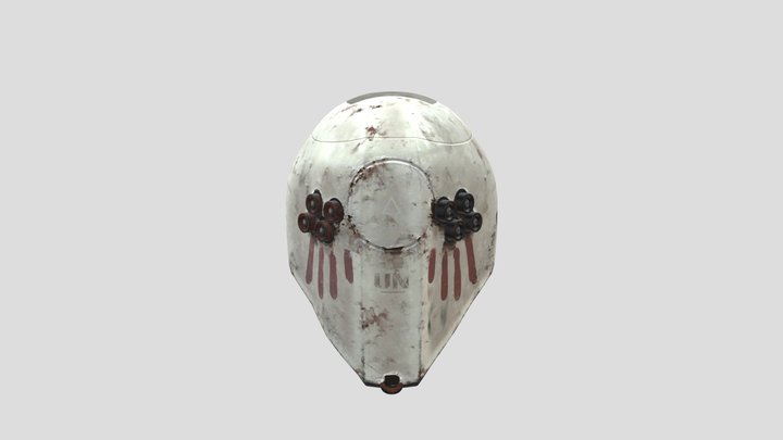 Rusted out helmet 3D Model