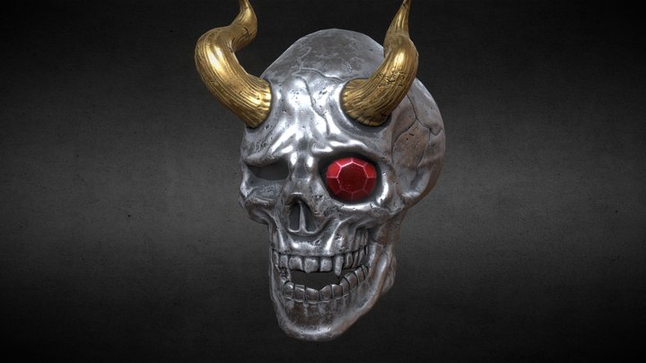 Demon Skull Ring
