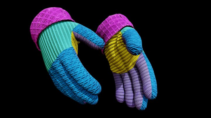 Create wool material 3D Model