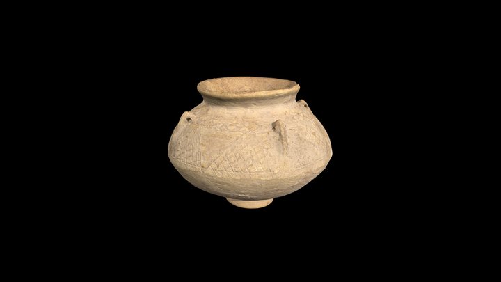 Bronze Age Mesopotamian Pot 3D Model