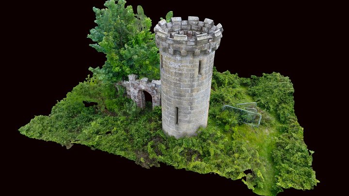 Lost Castle Tower – Free 3D Model STL