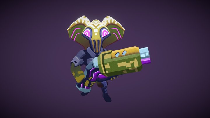 Serp - Heroes Strike 3D Model