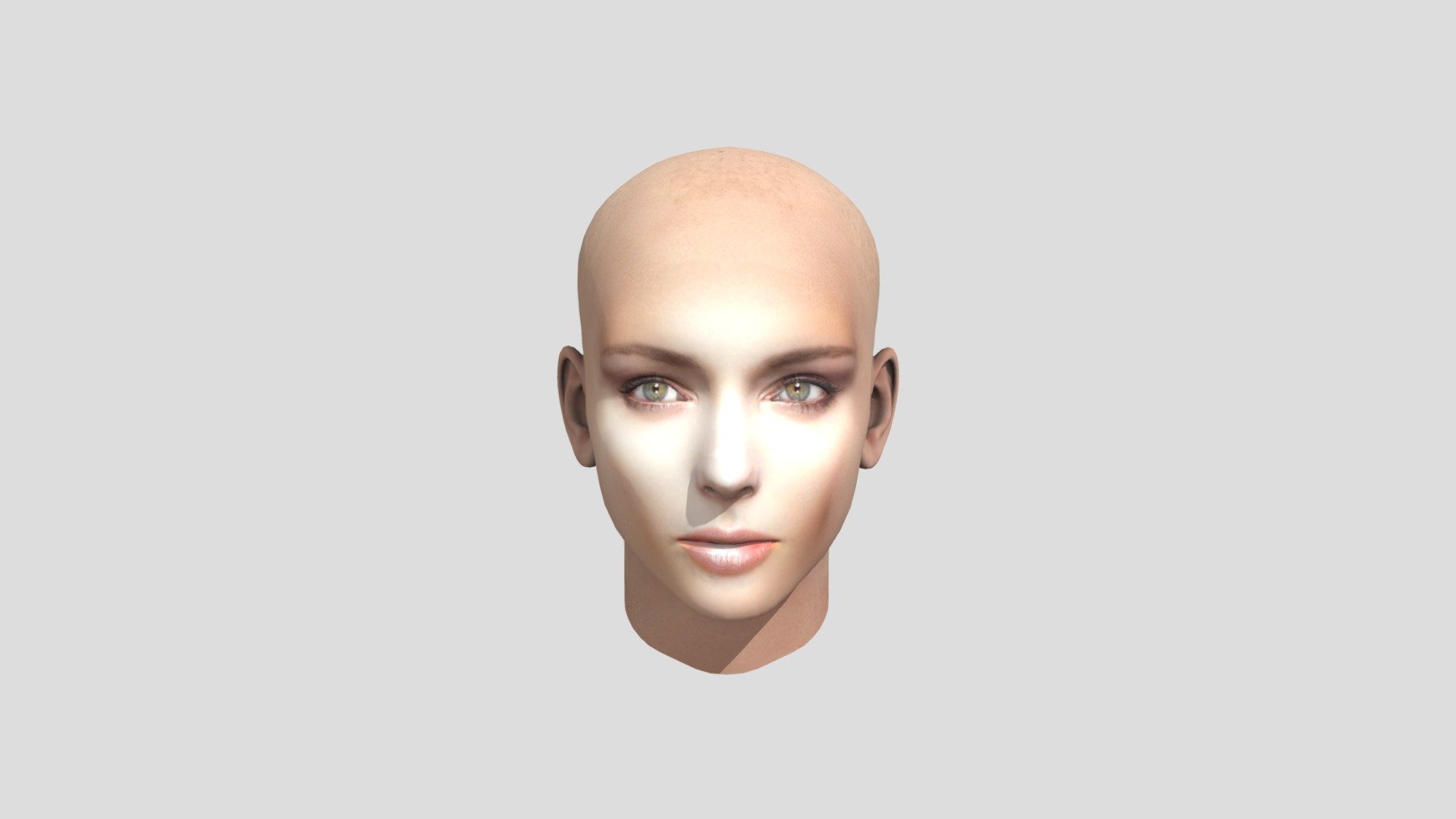 Ashley - Woman Head with BlendShapes