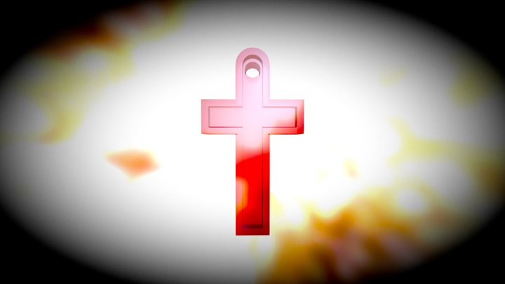 Simple Cross 3D Model