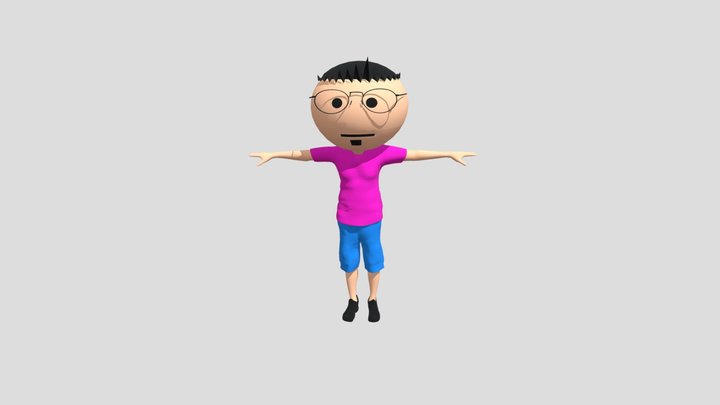 Gulli bulli cartoon carecter 3d model 3D Model