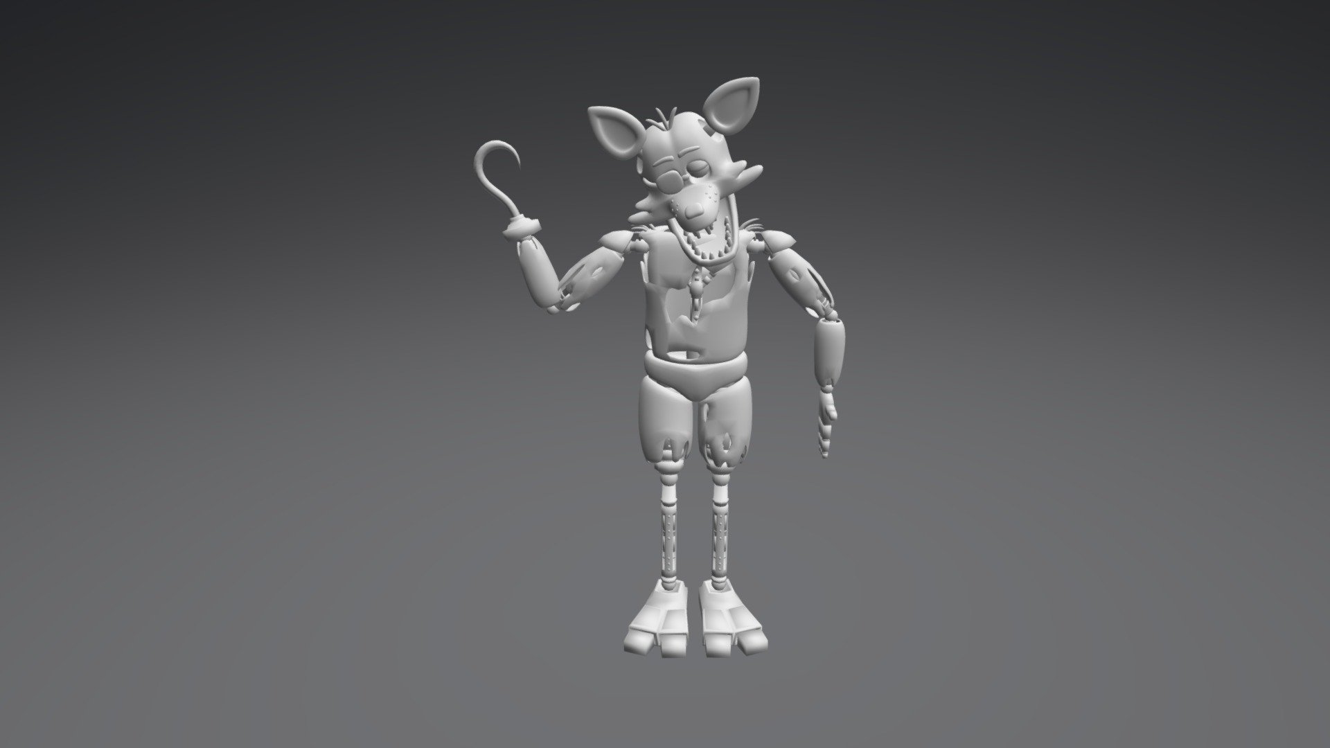 Foxy - Download Free 3D model by AMSASH [b38c47f] - Sketchfab