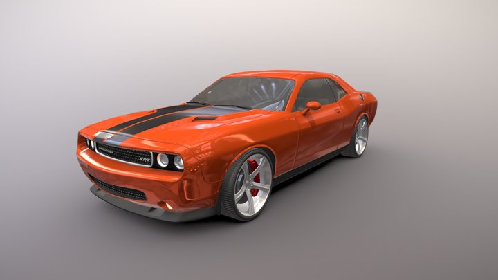 Dodge Challenger SRT 3D Model