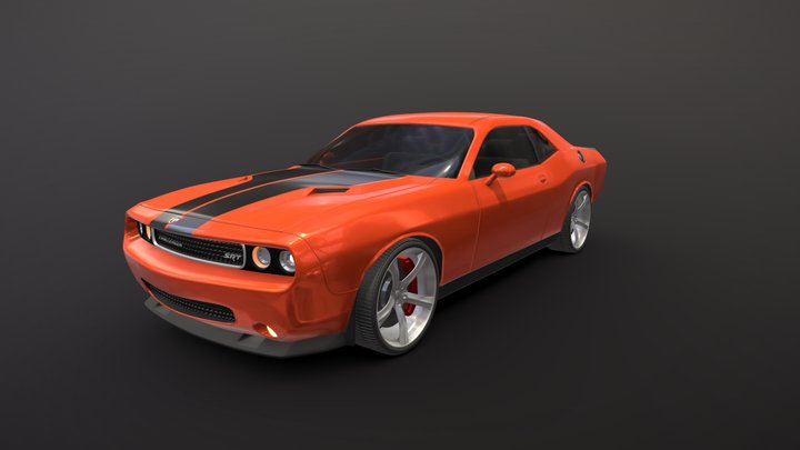 Dodge Challenger SRT 3D Model