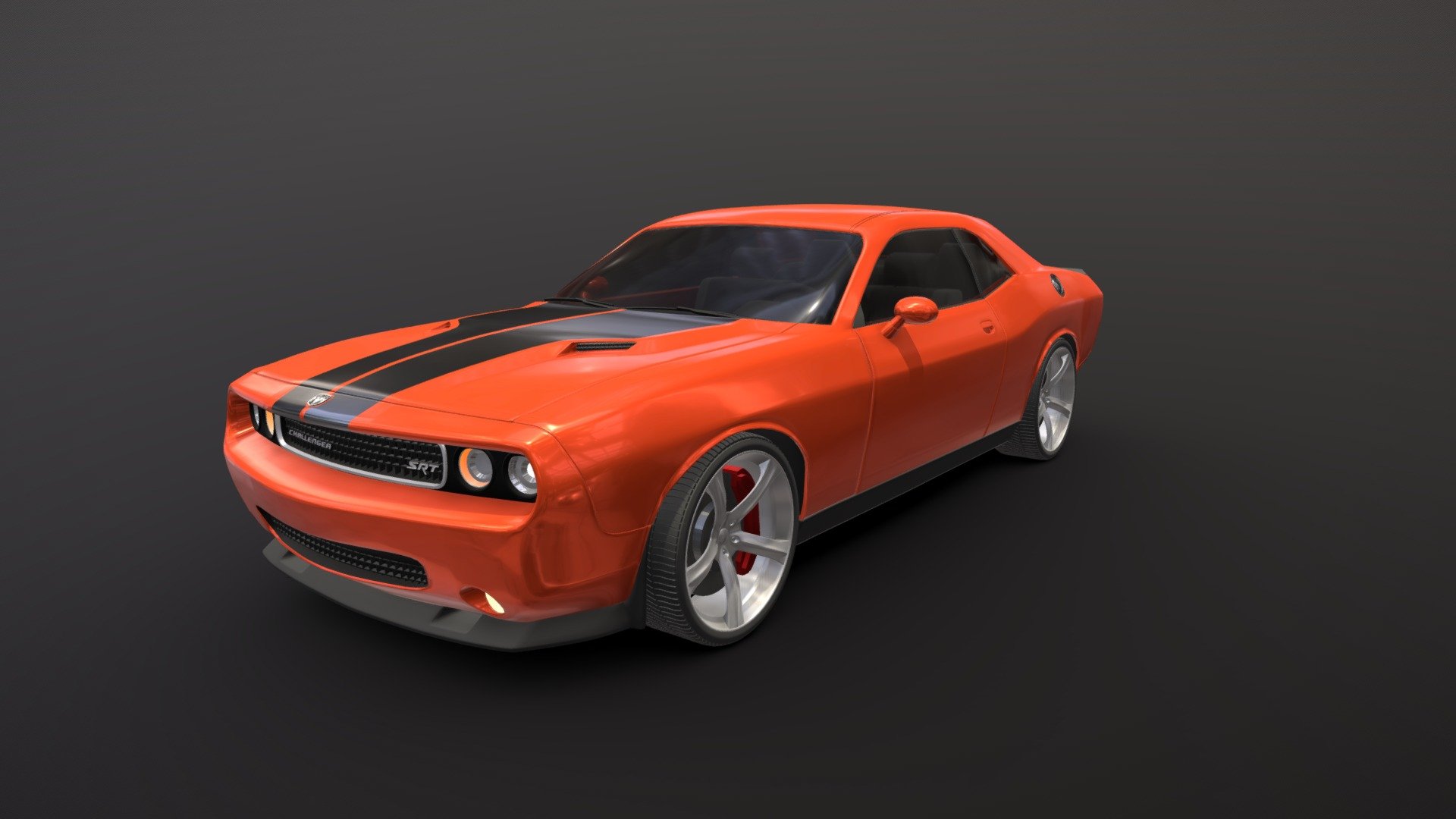 Dodge Challenger SRT - 3D model by AlexMish (@AlexMish) [b38c75d]