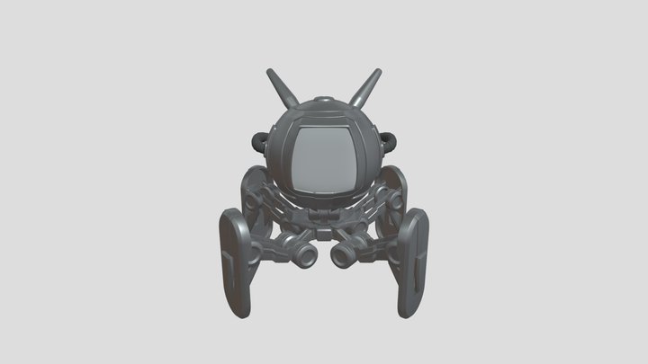 Quad Bot 3D Model