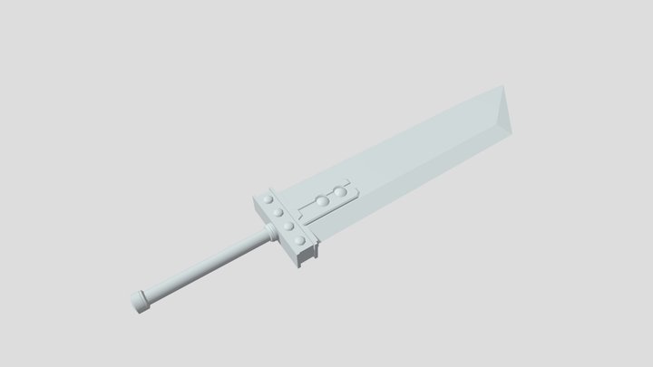 Buster Sword 3D Model