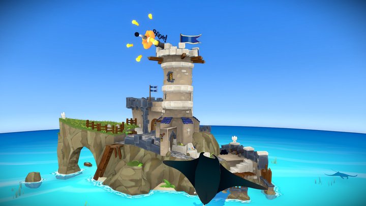 Windbreaker Fortress Attacks! 3D Model
