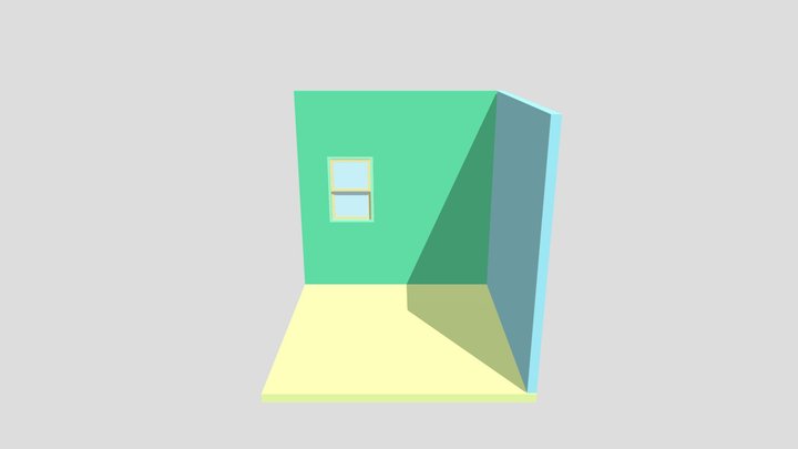 Wall And Window 3D Model