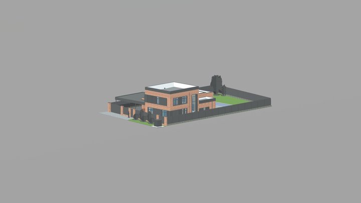 Аул Старобжегокай проек вар 3 3D Model