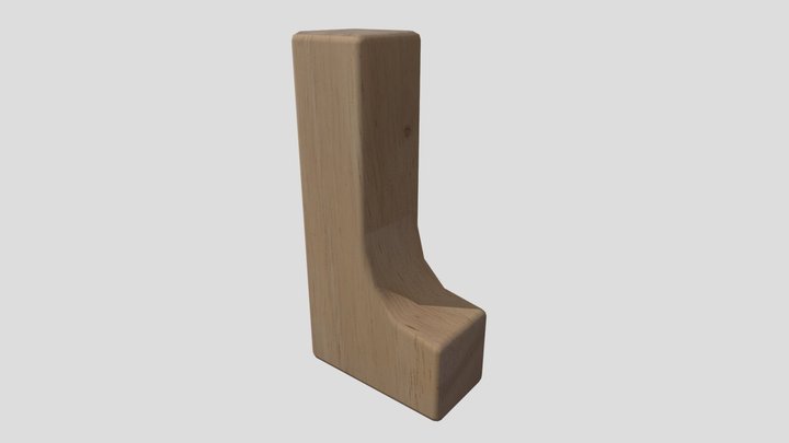 Swoosh Block 3D Model