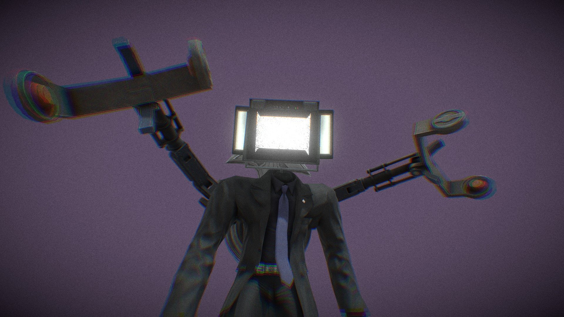 Upgraded Large TVMan - Download Free 3D model by kordinson (@Wing12 ...