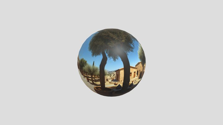 Sparta Town Skybox 3D Model