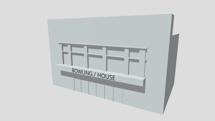 BOWLING / HOUSE 3D Model