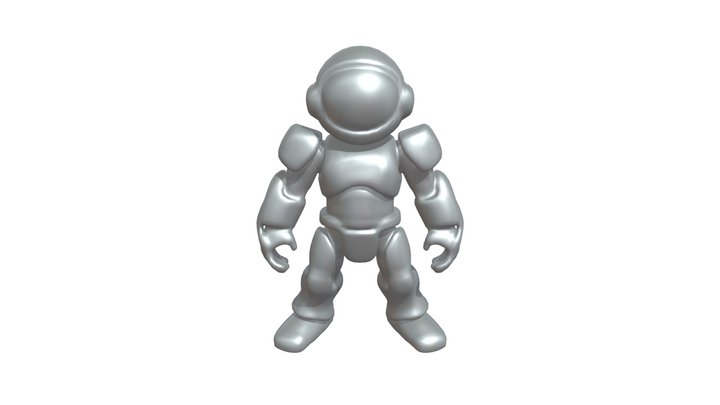 Small humanoid robot 3D Model