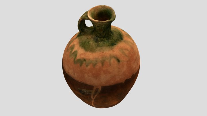 Artesanía cerámica vidriada 3D Model