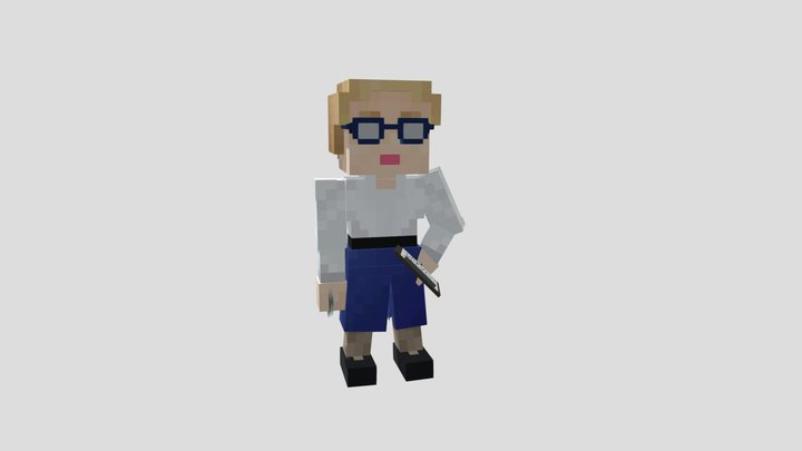 Secretary 3D Model