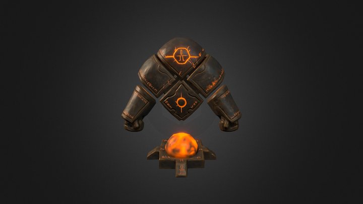 Sentry Golem 3D Model