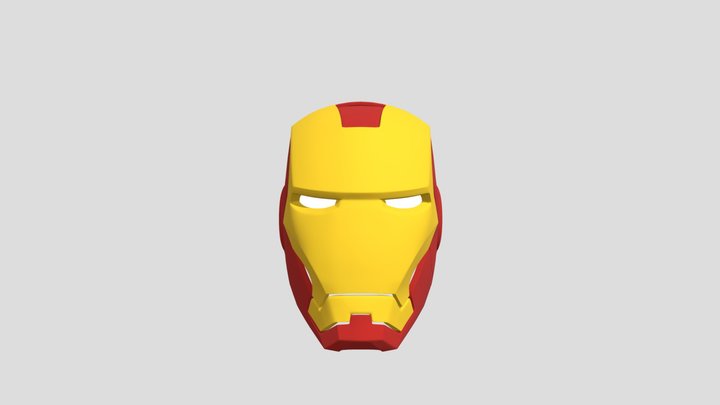 Iron man helmet 3D Model