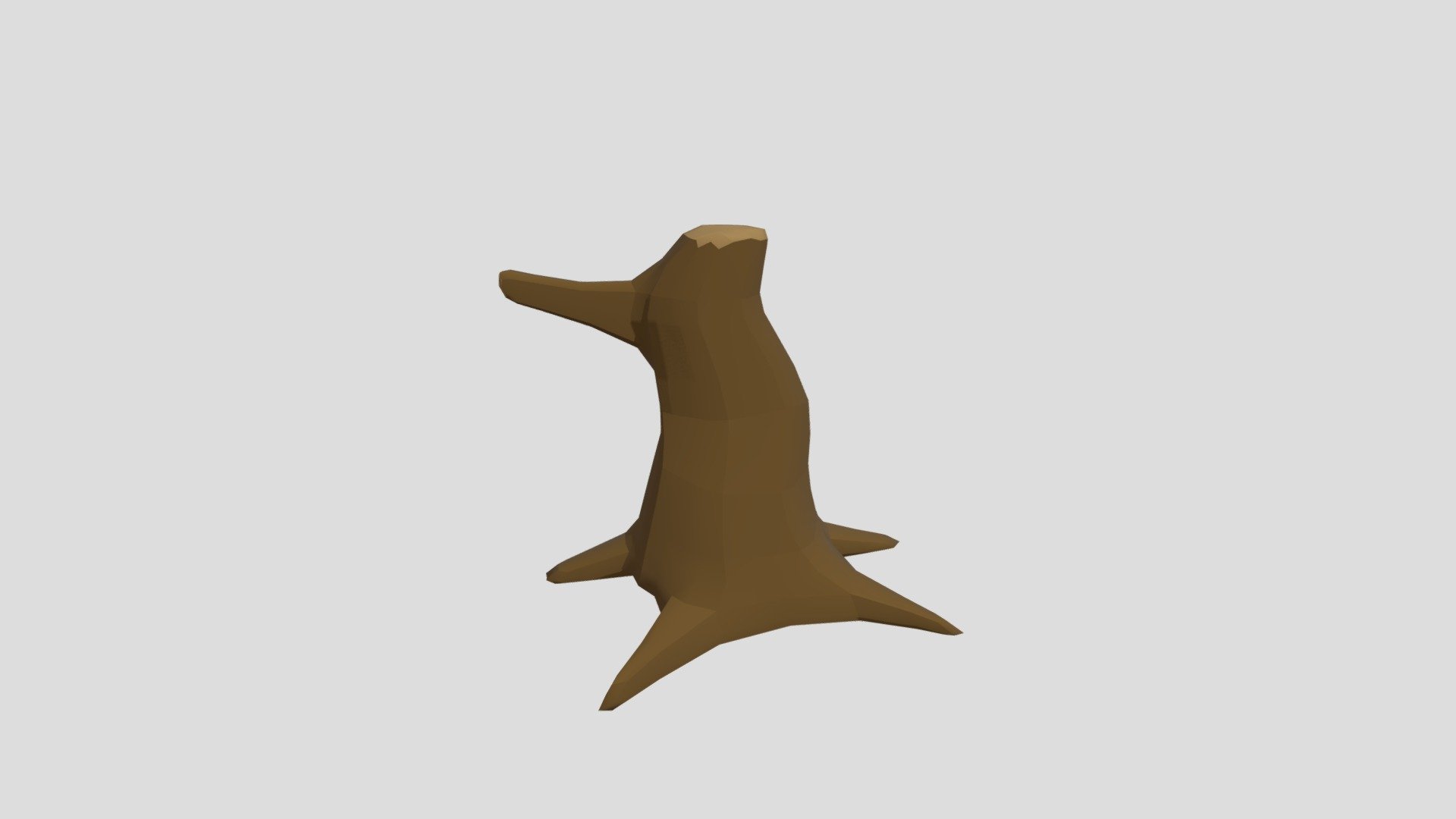 Tree stump from Poly by Google