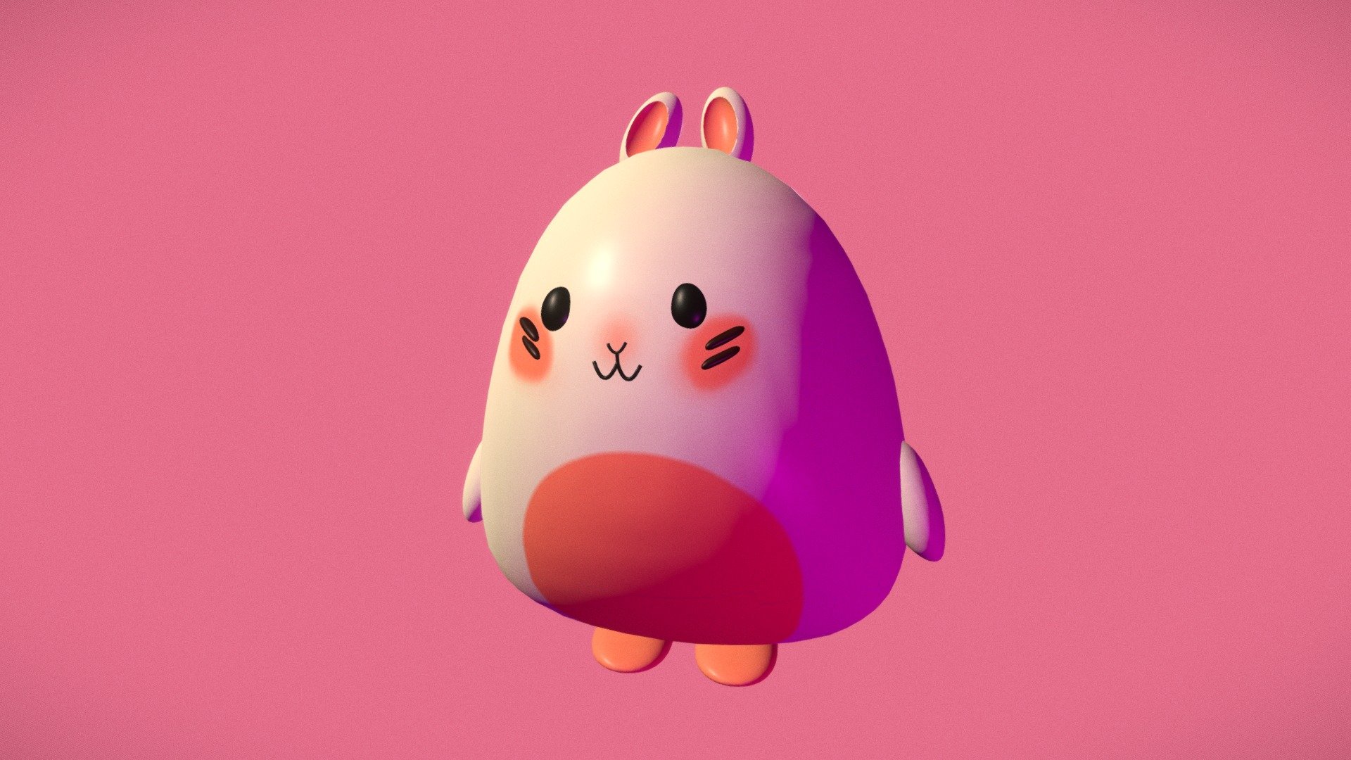 Round Bunny - Download Free 3D model by 99 NAMES (@99-names) [b395223 ...