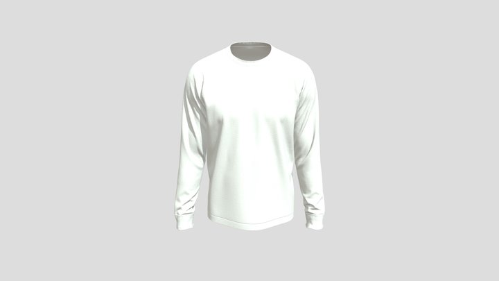 Long Sleeve T- Shirt 3D Model