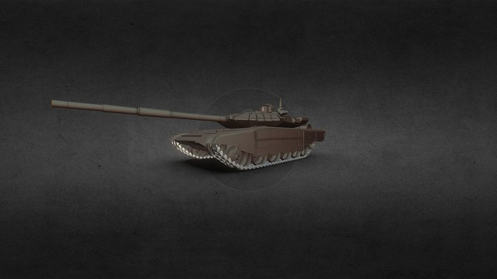 T-90 3D Model