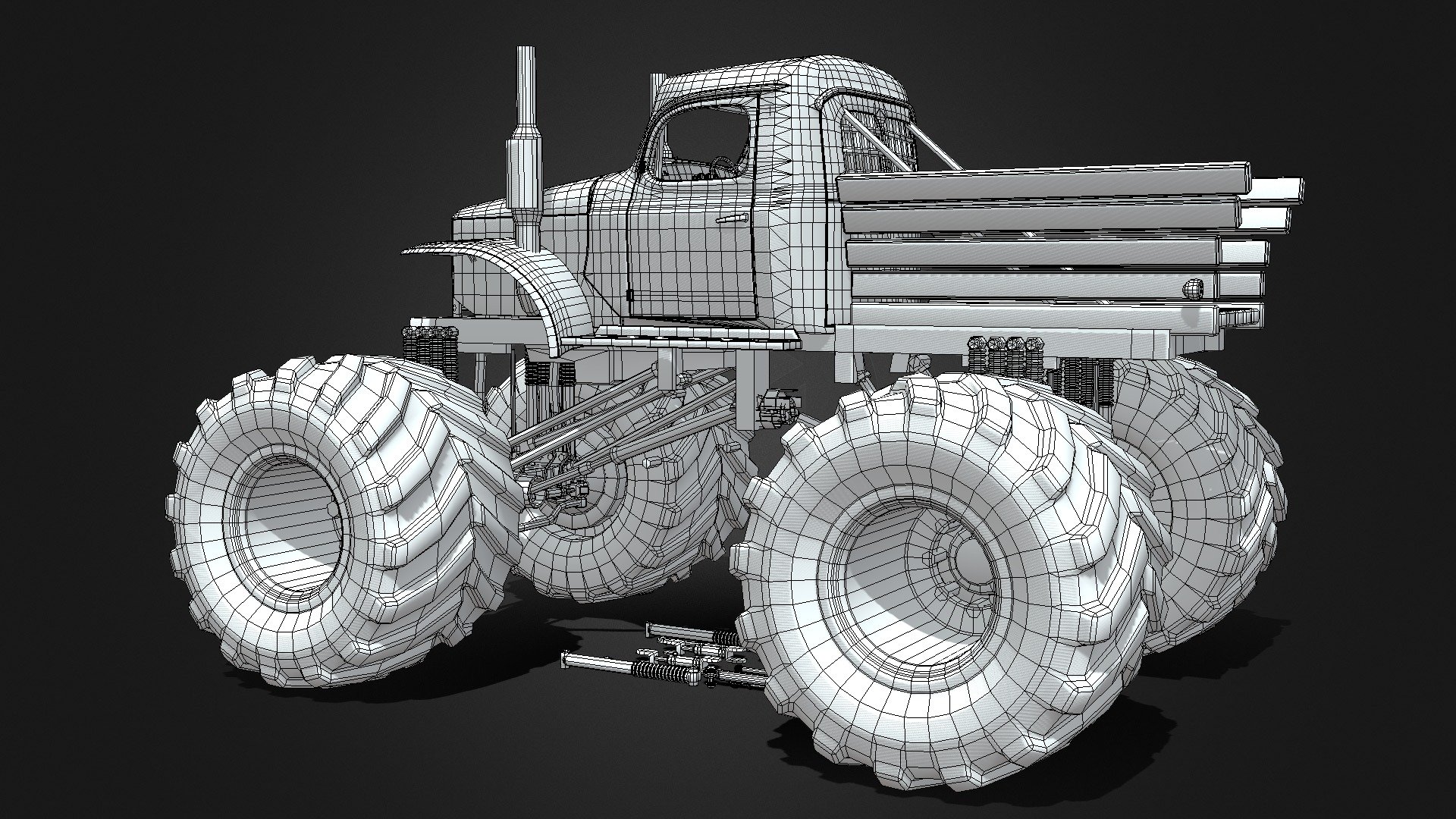 Stunt Man Ignition Monster Truck - Download Free 3D model by Jorma ...