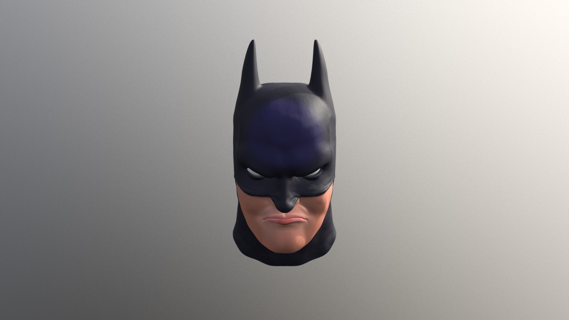 Head of Batman - 3D model by ajmarek (@ajmarek) [b396656]