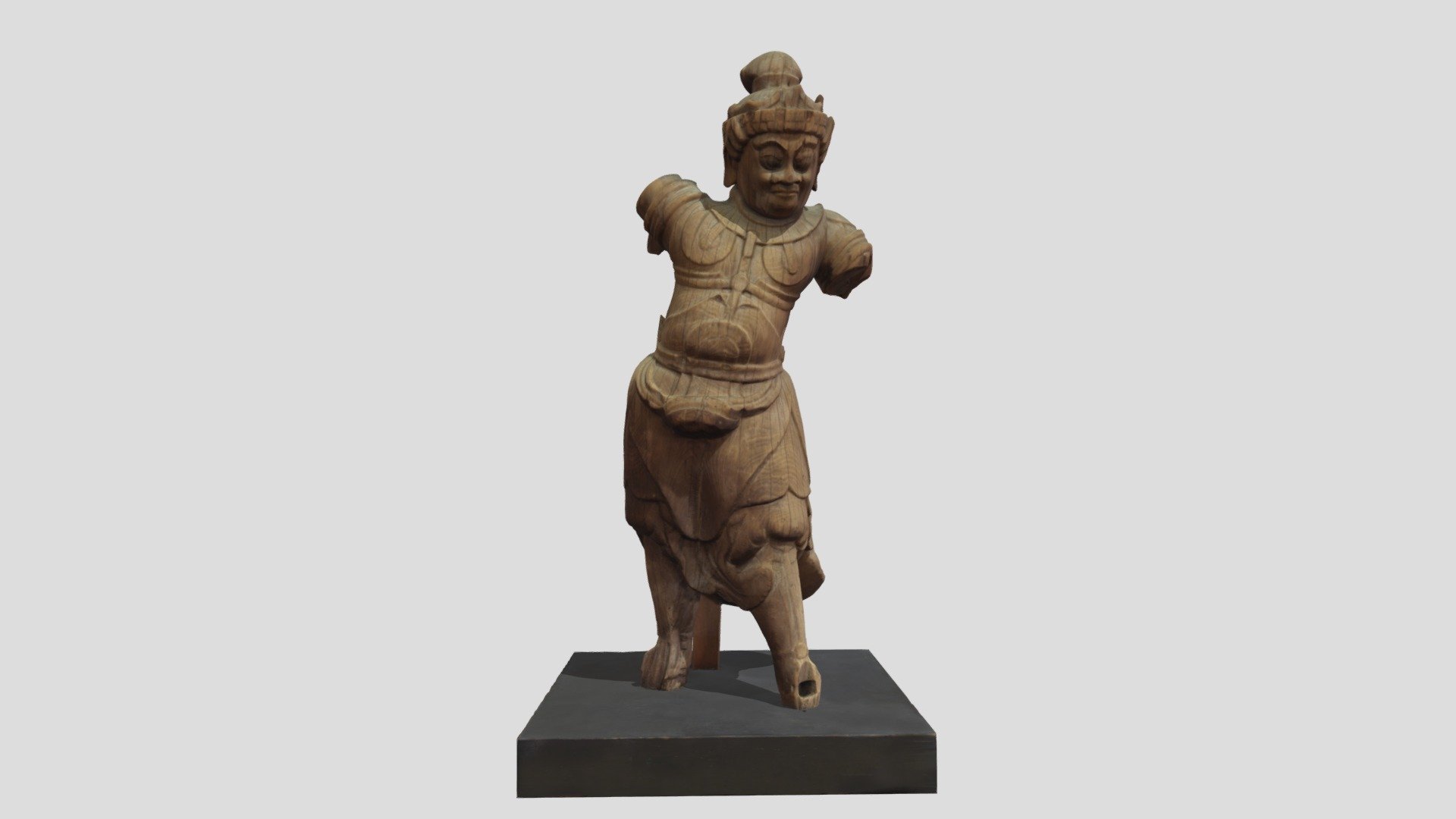 木造二天王立像その２ — Sketchfab embed 3D viewer