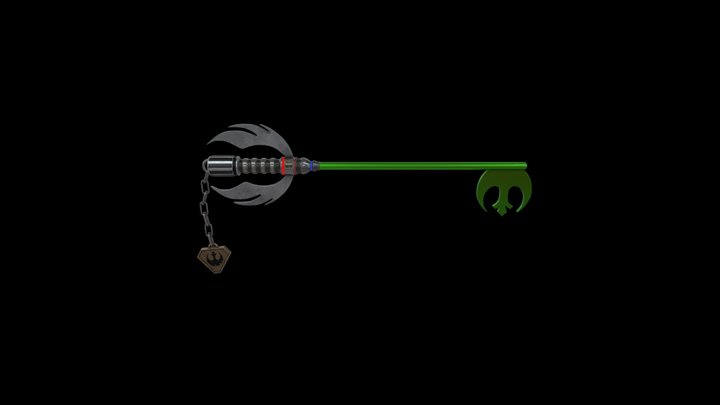 Star Wars Inspired Keyblade 3D Model