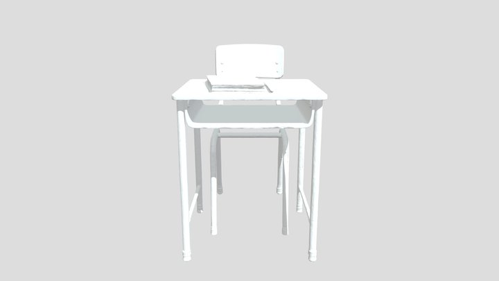 Classroom Still Life 3D Model