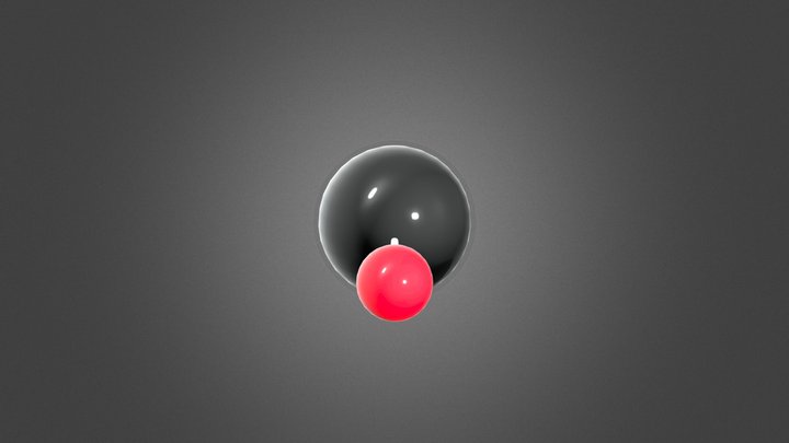 Carbon Dioxide/ CO2 3D Model