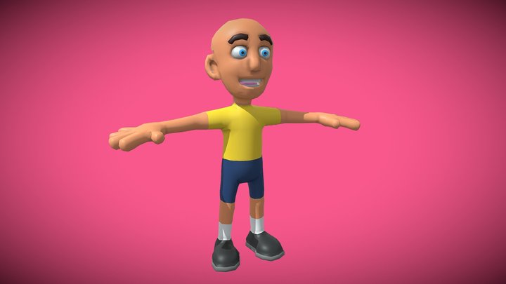 Personagem Masculino A Poses Modelo 3D $8 - .obj - Free3D