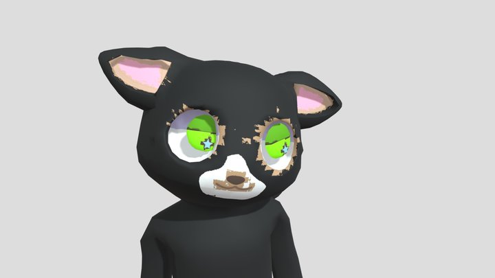 Fred The Cat for Game 3D Model